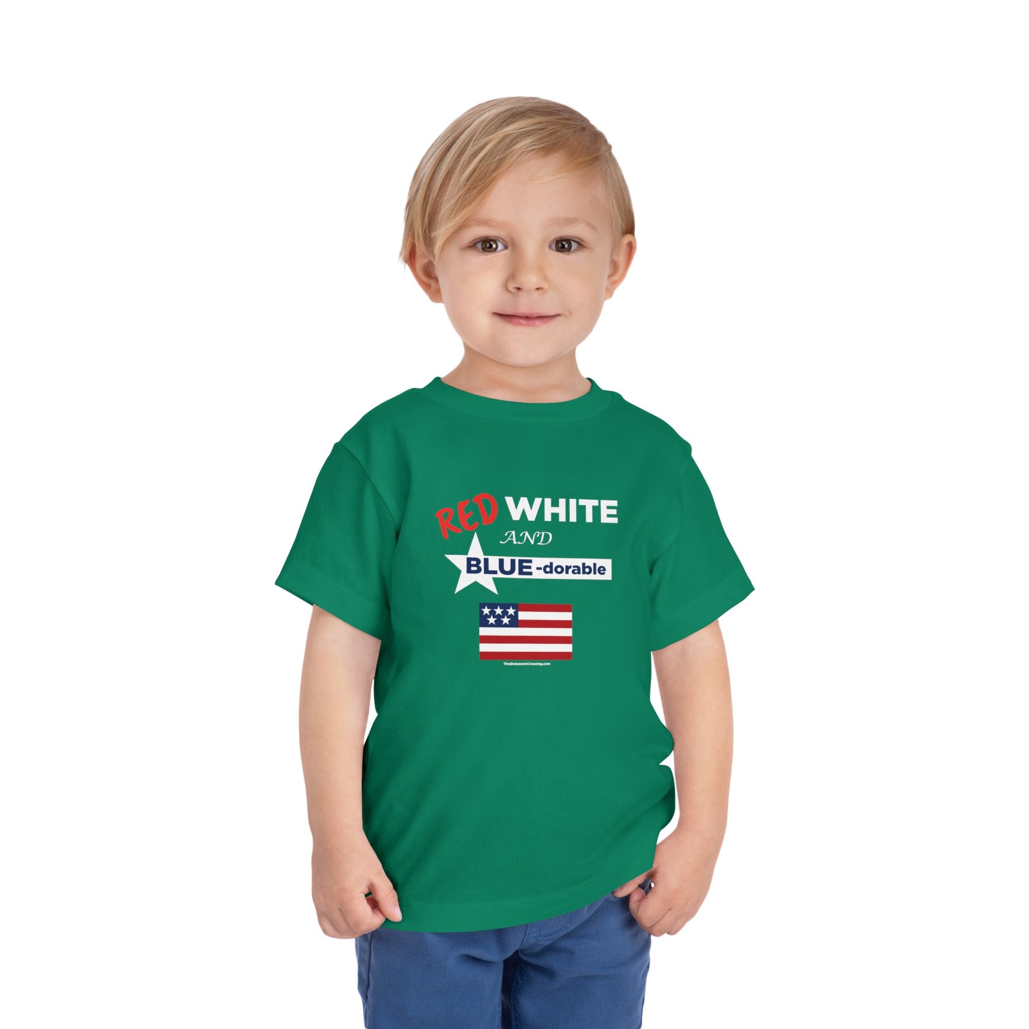 Red, White & Blue-dorable™ Toddler T‑Shirt - Little Patriot Edition