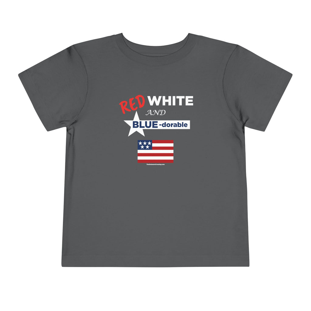 Red, White & Blue-dorable™ Toddler T‑Shirt - Little Patriot Edition
