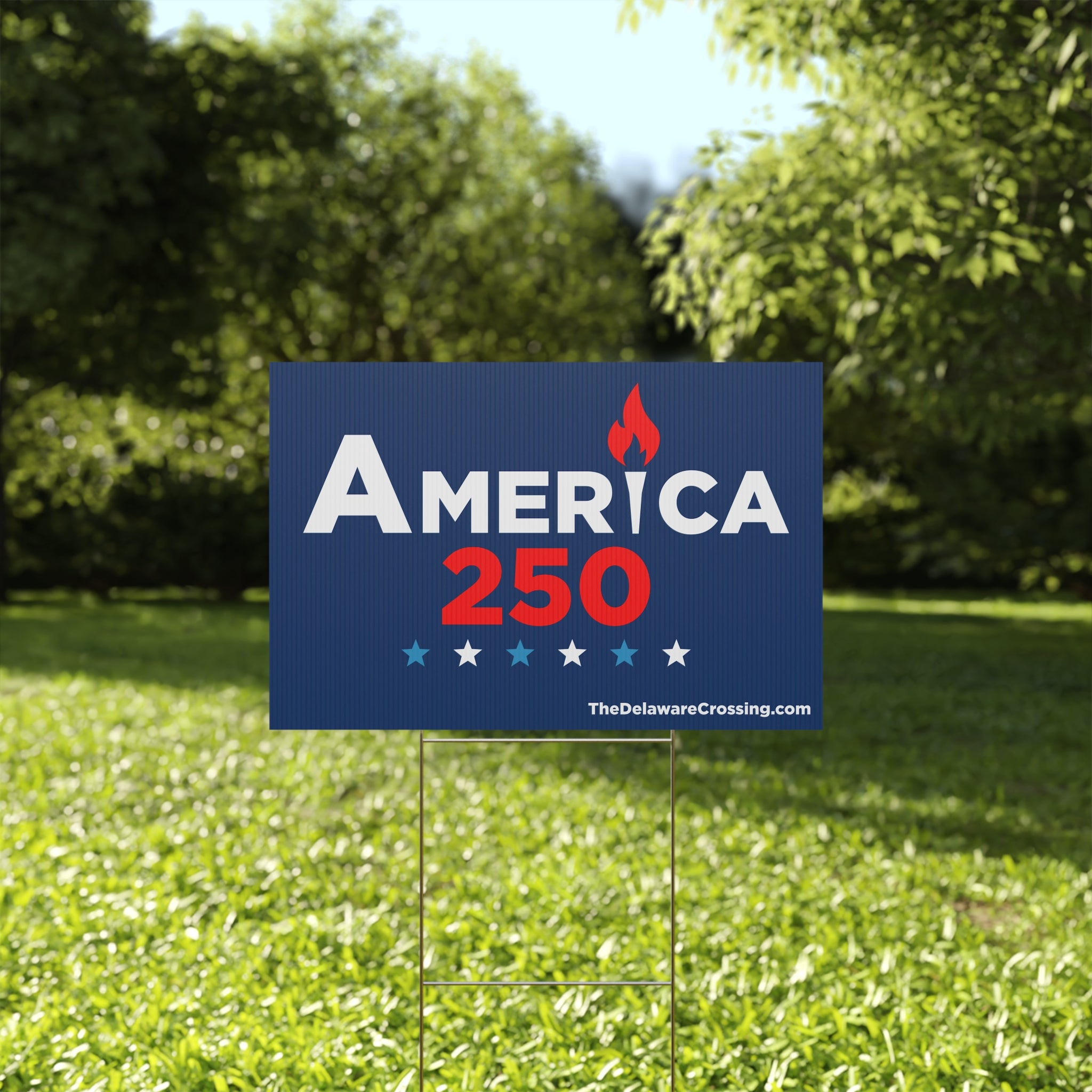 America 250 Yard Sign