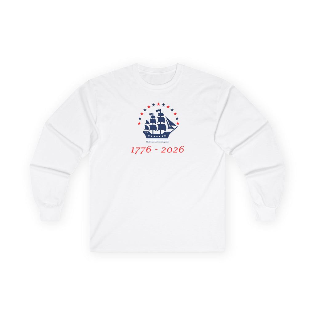 America 250 “1776–2026 Heritage Ship” Long‑Sleeve Tee