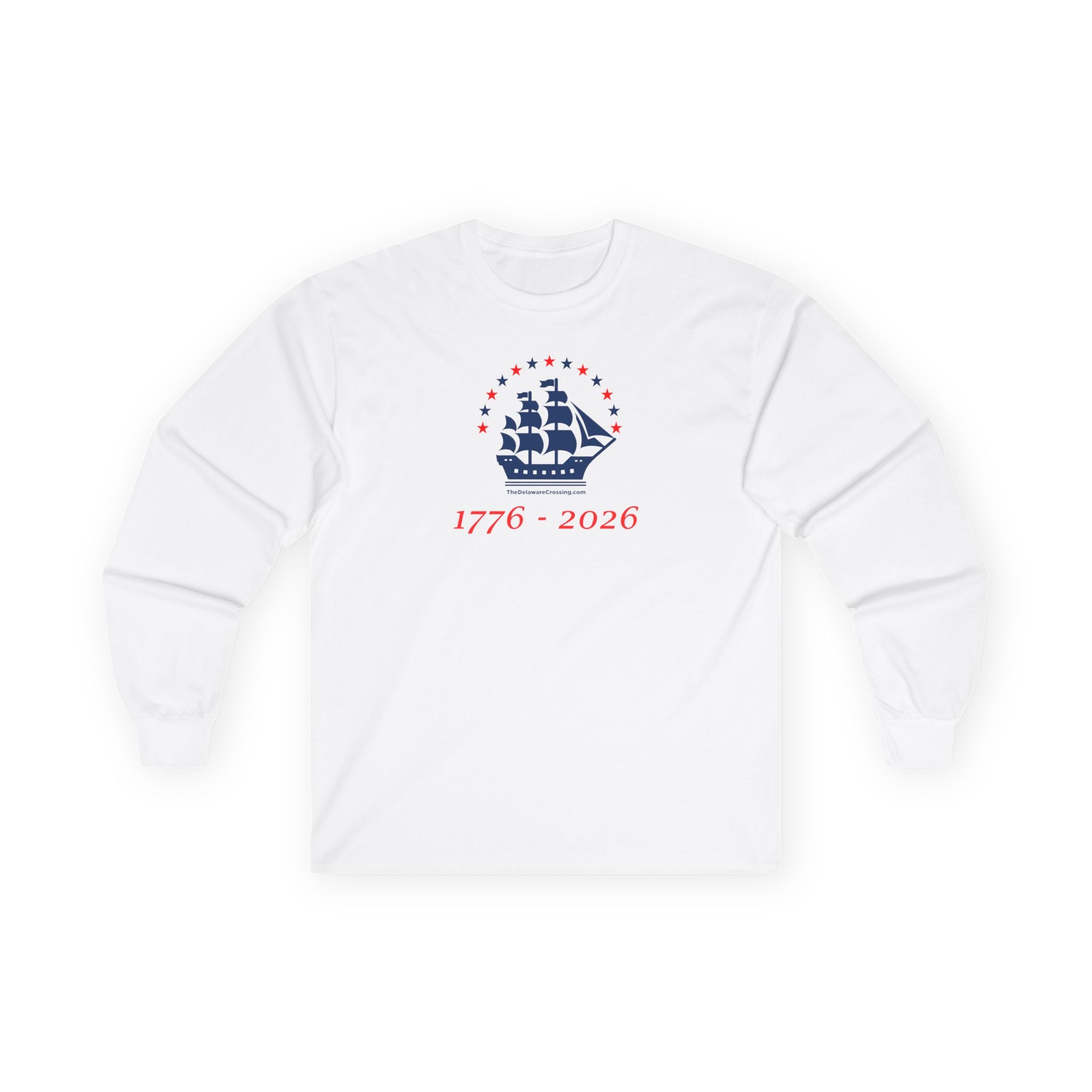 America 250 “1776–2026 Heritage Ship” Long‑Sleeve Tee