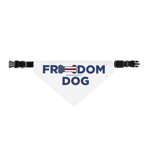 "Freedom Dog" Clip-on Dog Bandana