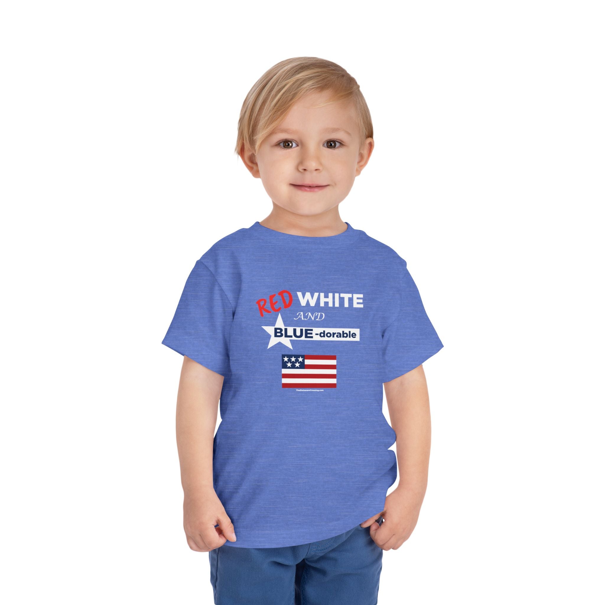 Red, White & Blue-dorable™ Toddler T‑Shirt - Little Patriot Edition