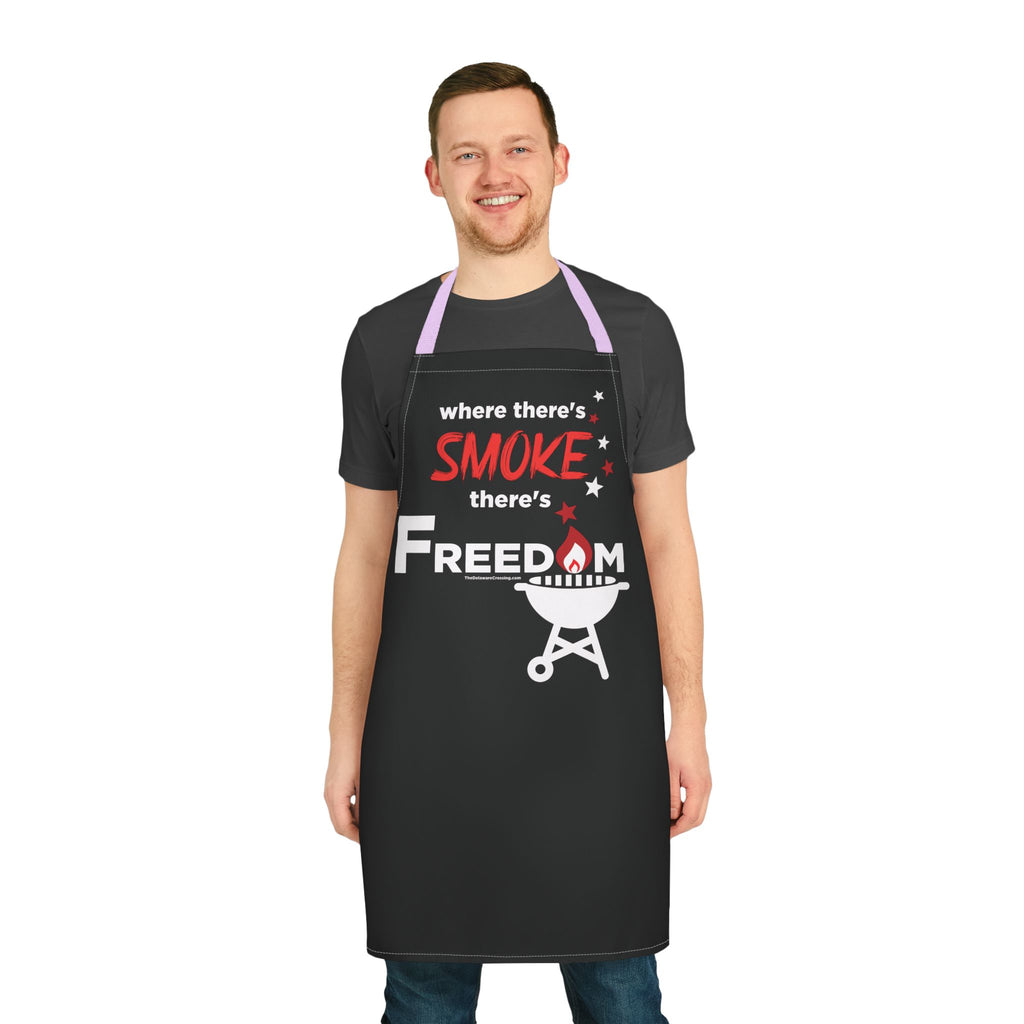 "Where There's Smoke, There's Freedom” Cooking Apron