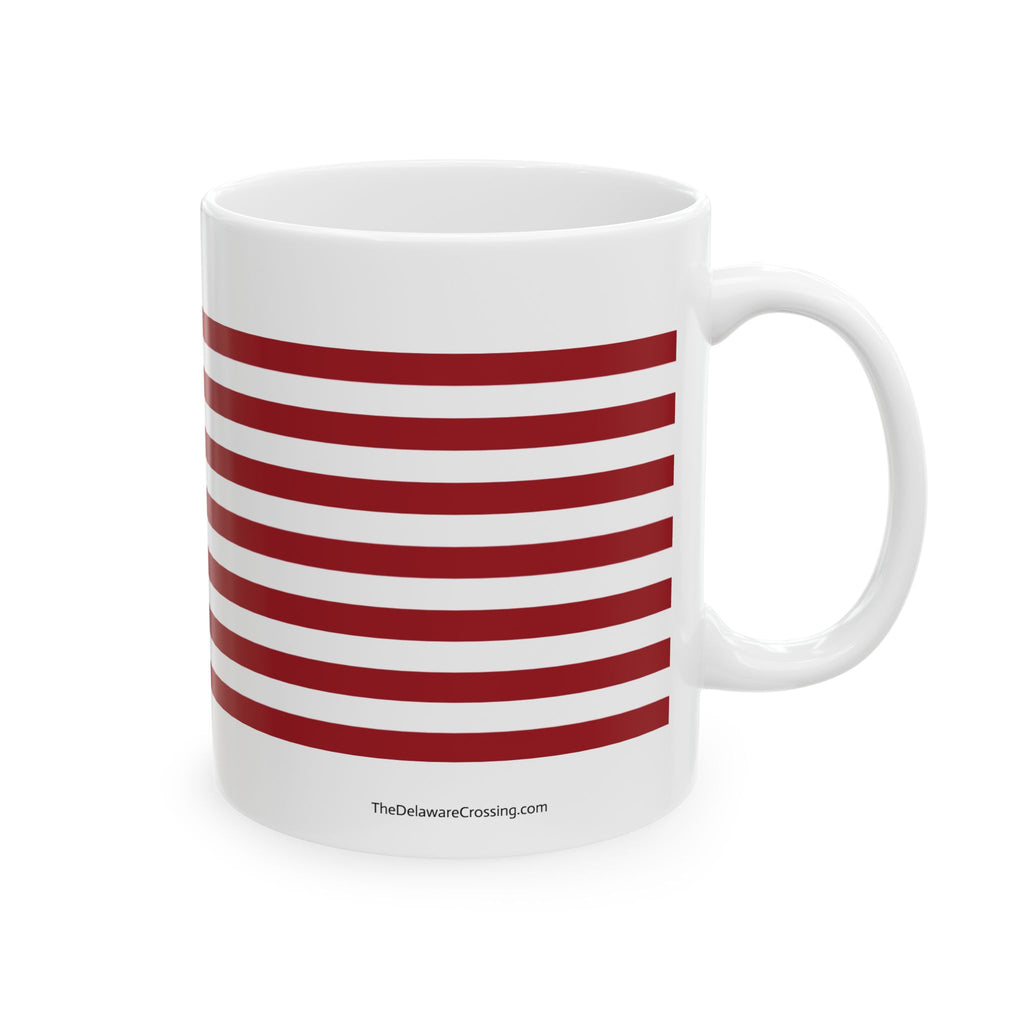 1776 Flag-Wrapped Commemorative Ceramic Mug