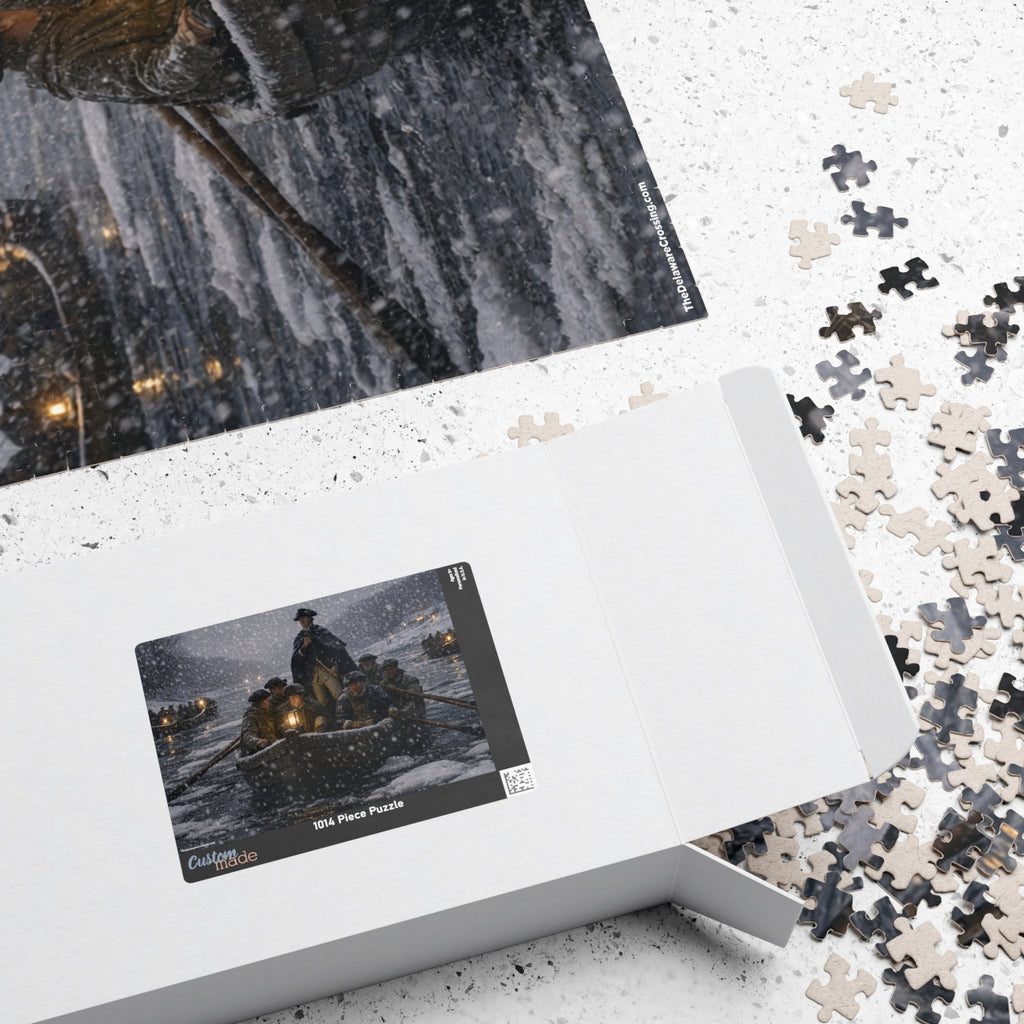 Delaware Crossing Christmas Night 1775 Puzzle (520, 1014-piece)