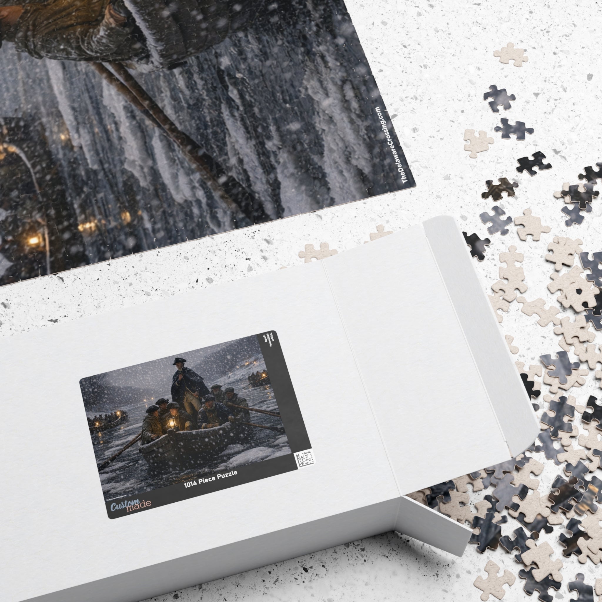 Delaware Crossing Christmas Night 1775 Puzzle (520, 1014-piece)
