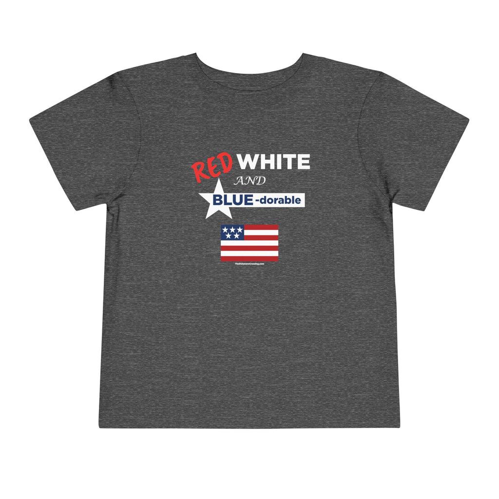 Red, White & Blue-dorable™ Toddler T‑Shirt - Little Patriot Edition