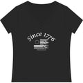 Women’s “Since 1776” Patriotic V‑Neck Tee