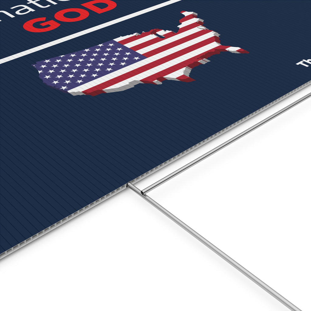 ONE Nation Under GOD Yard Sign