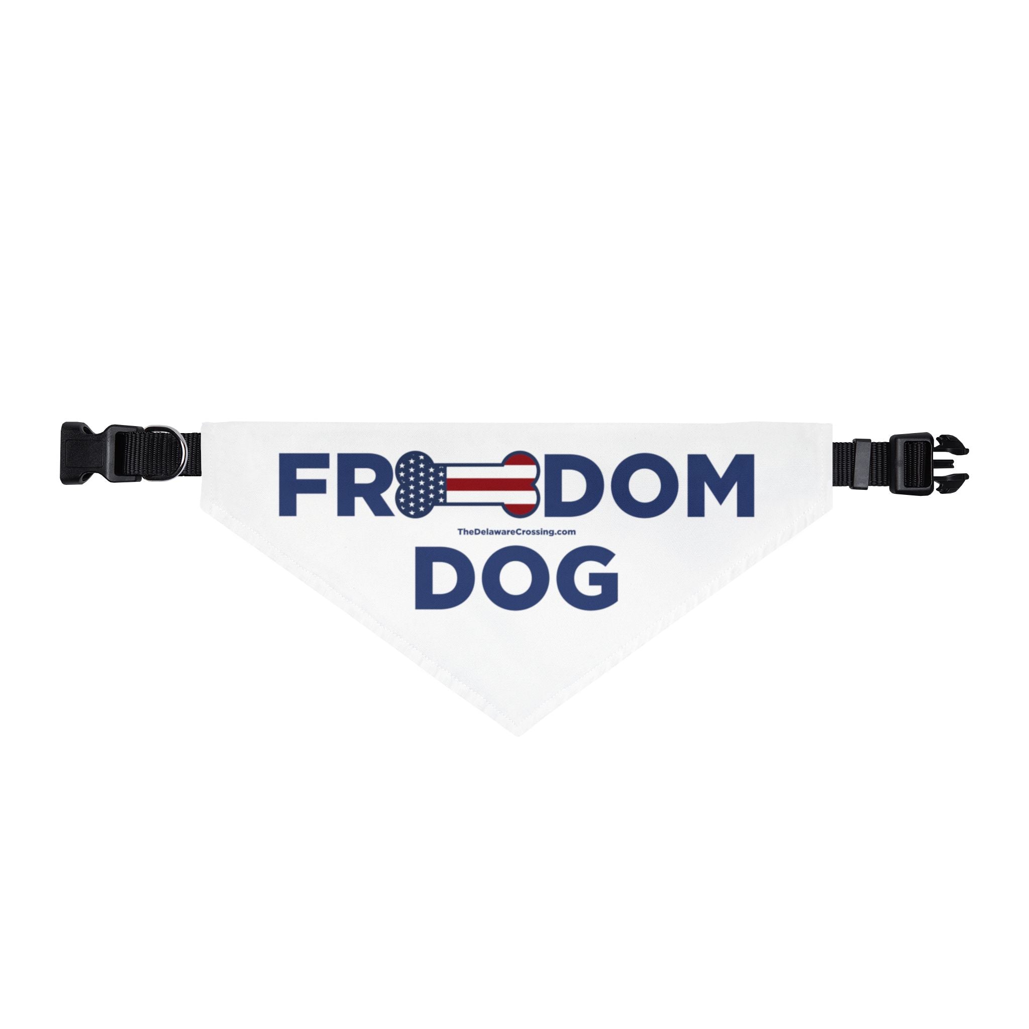 "Freedom Dog" Clip-on Dog Bandana