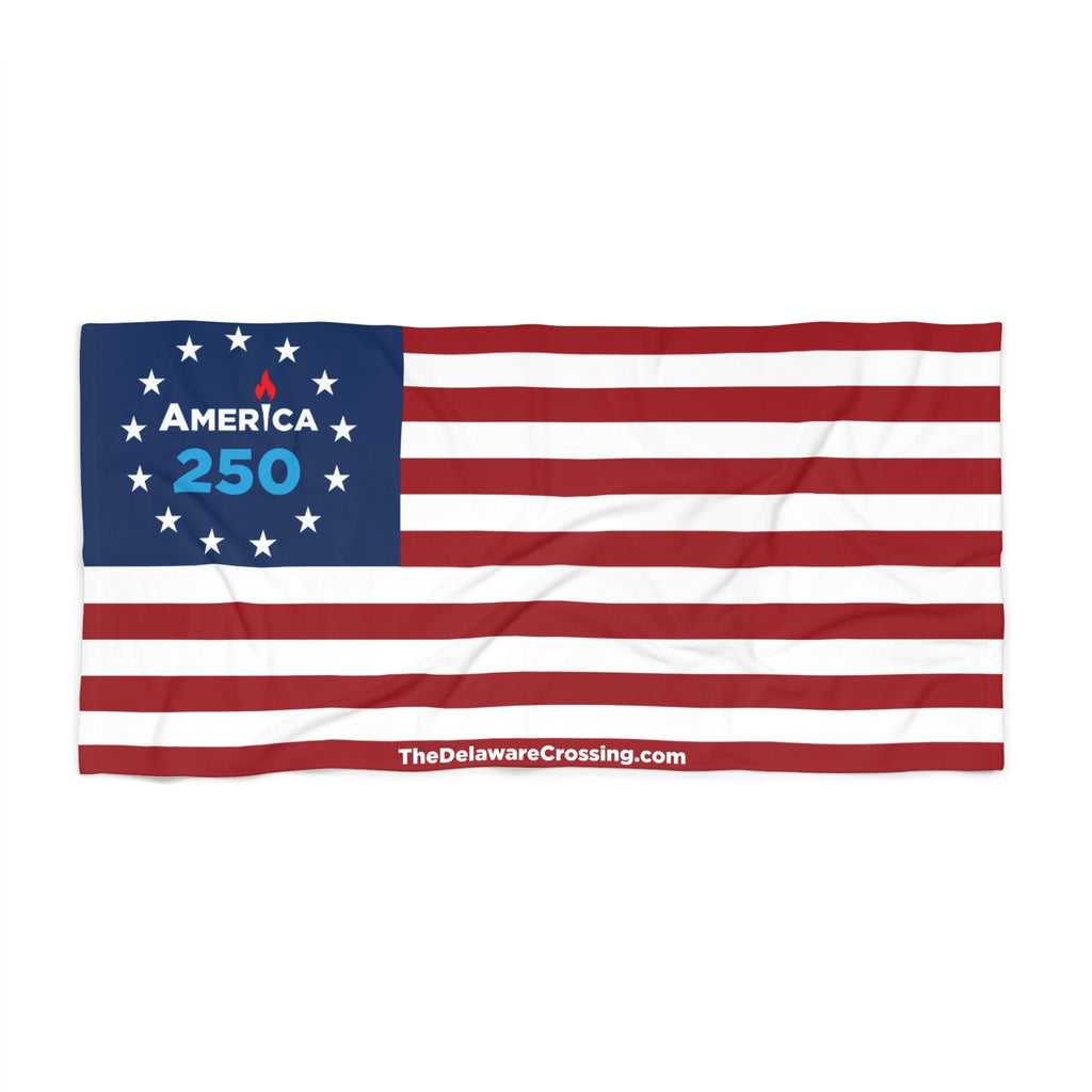 America 250 Stars & Stripes Beach Towel