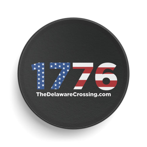"1776" Patriotic Hockey Puck