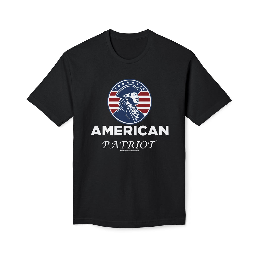 Black American Patriot Tee, Made in US