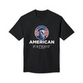 Black American Patriot Tee, Made in US