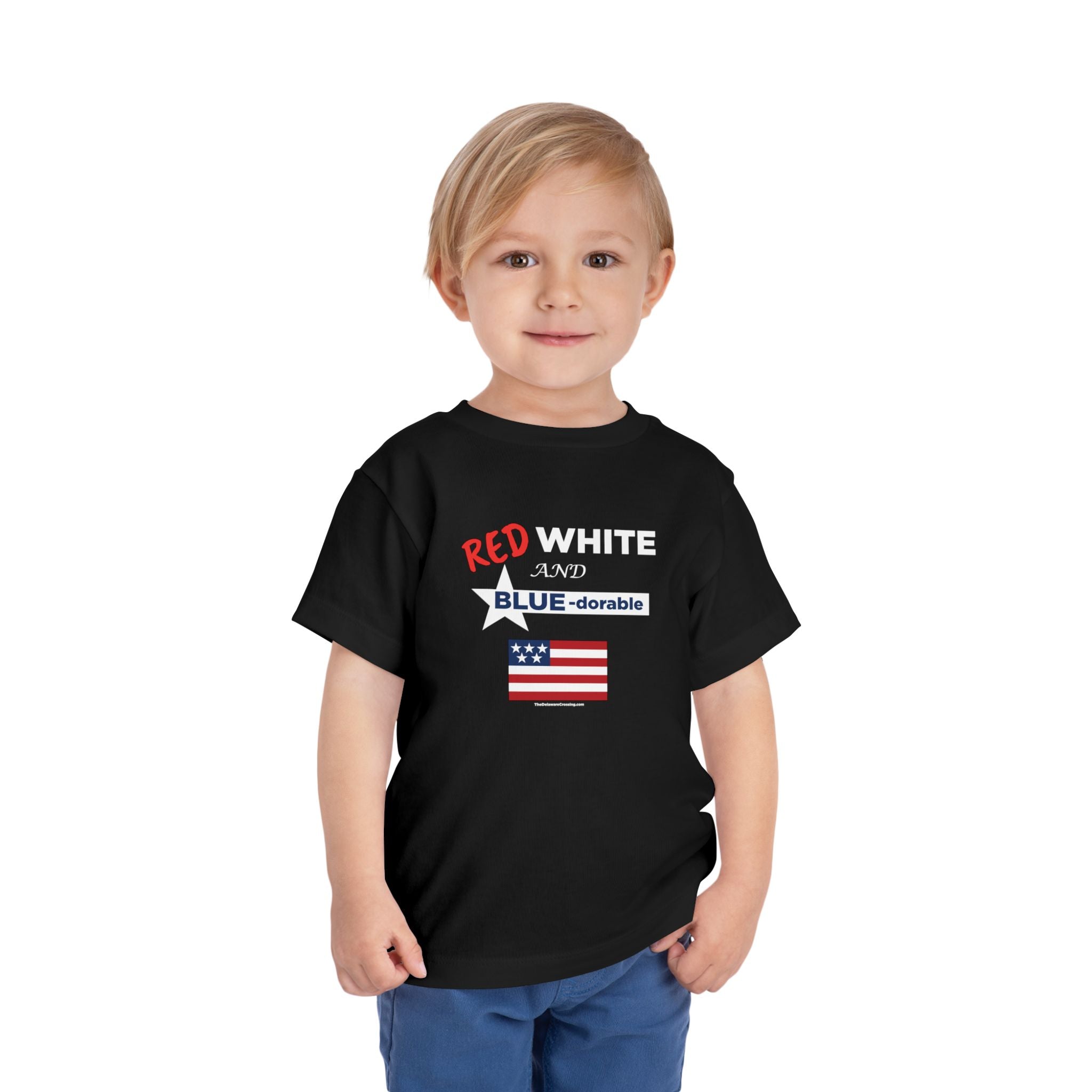 Red, White & Blue-dorable™ Toddler T‑Shirt - Little Patriot Edition