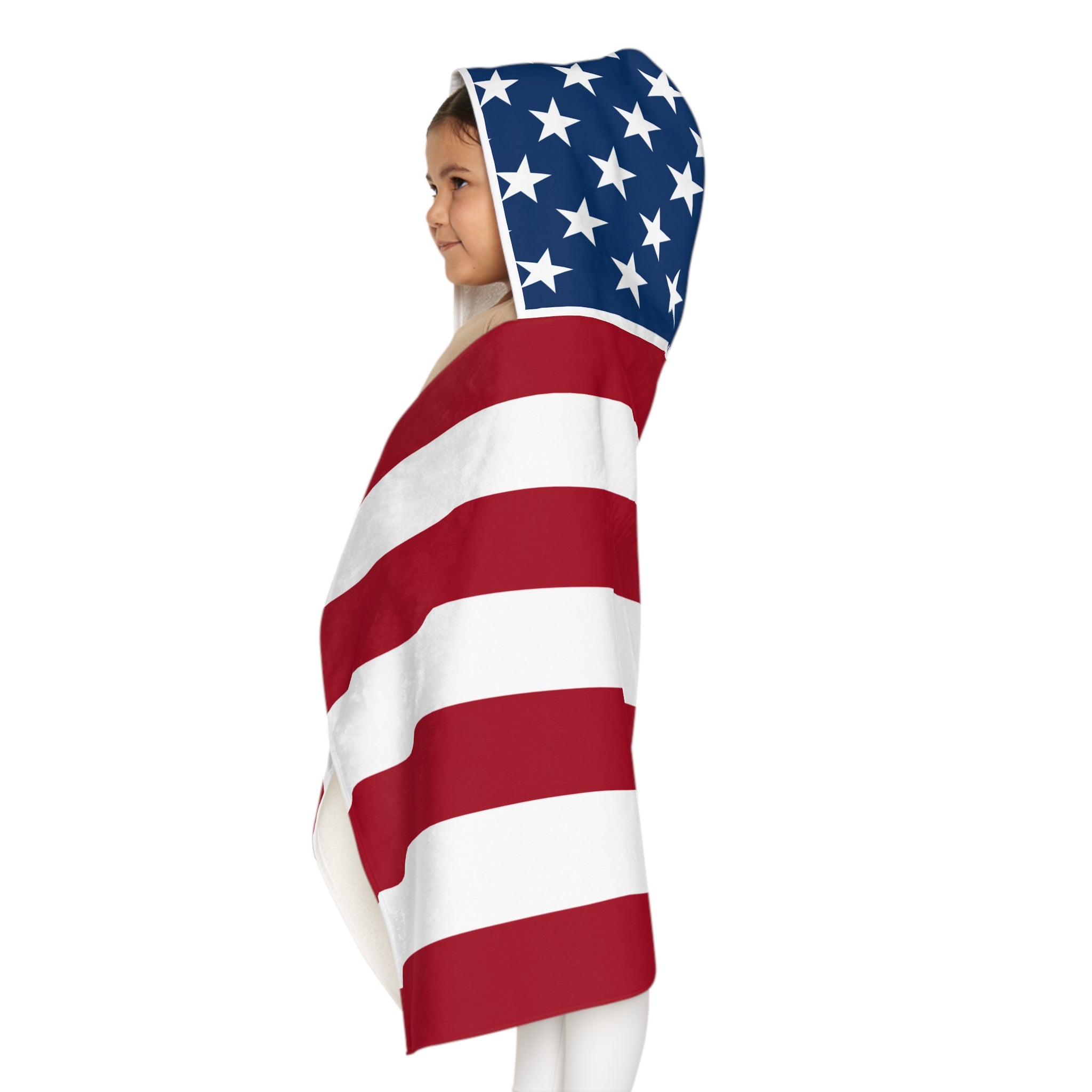 Patriotic Youth Hooded Towel