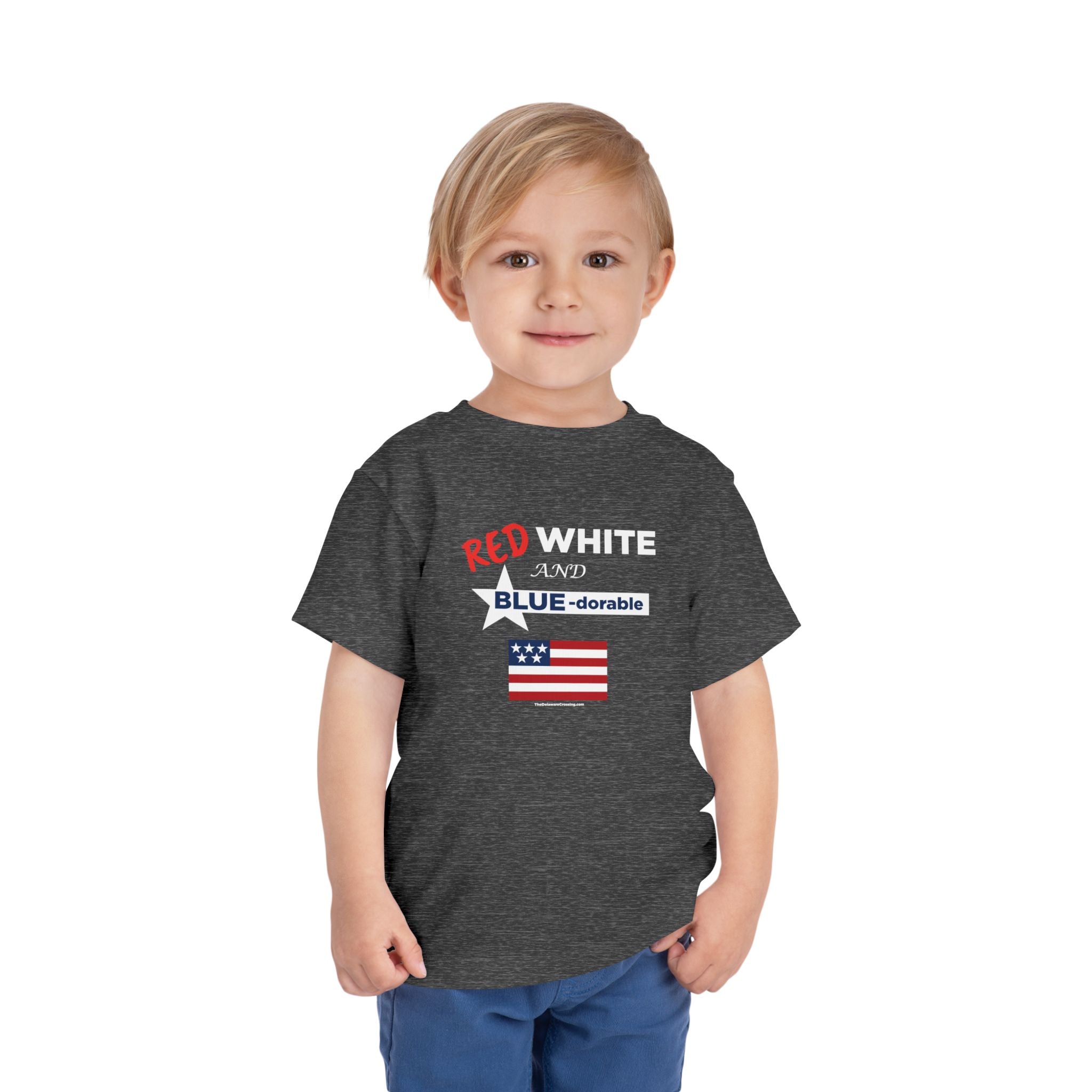 Red, White & Blue-dorable™ Toddler T‑Shirt - Little Patriot Edition