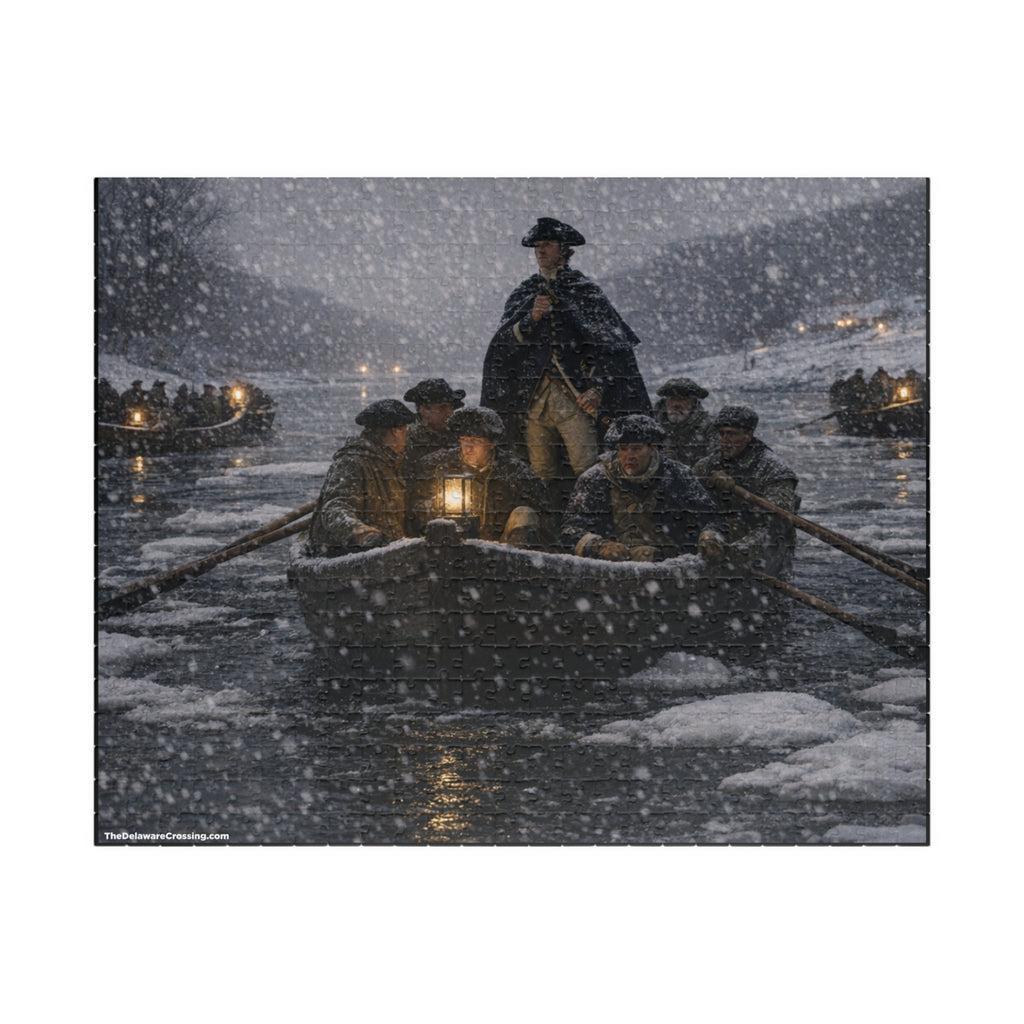 Delaware Crossing Christmas Night 1775 Puzzle (520, 1014-piece)
