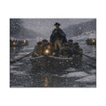 Delaware Crossing Christmas Night 1775 Puzzle (520, 1014-piece)