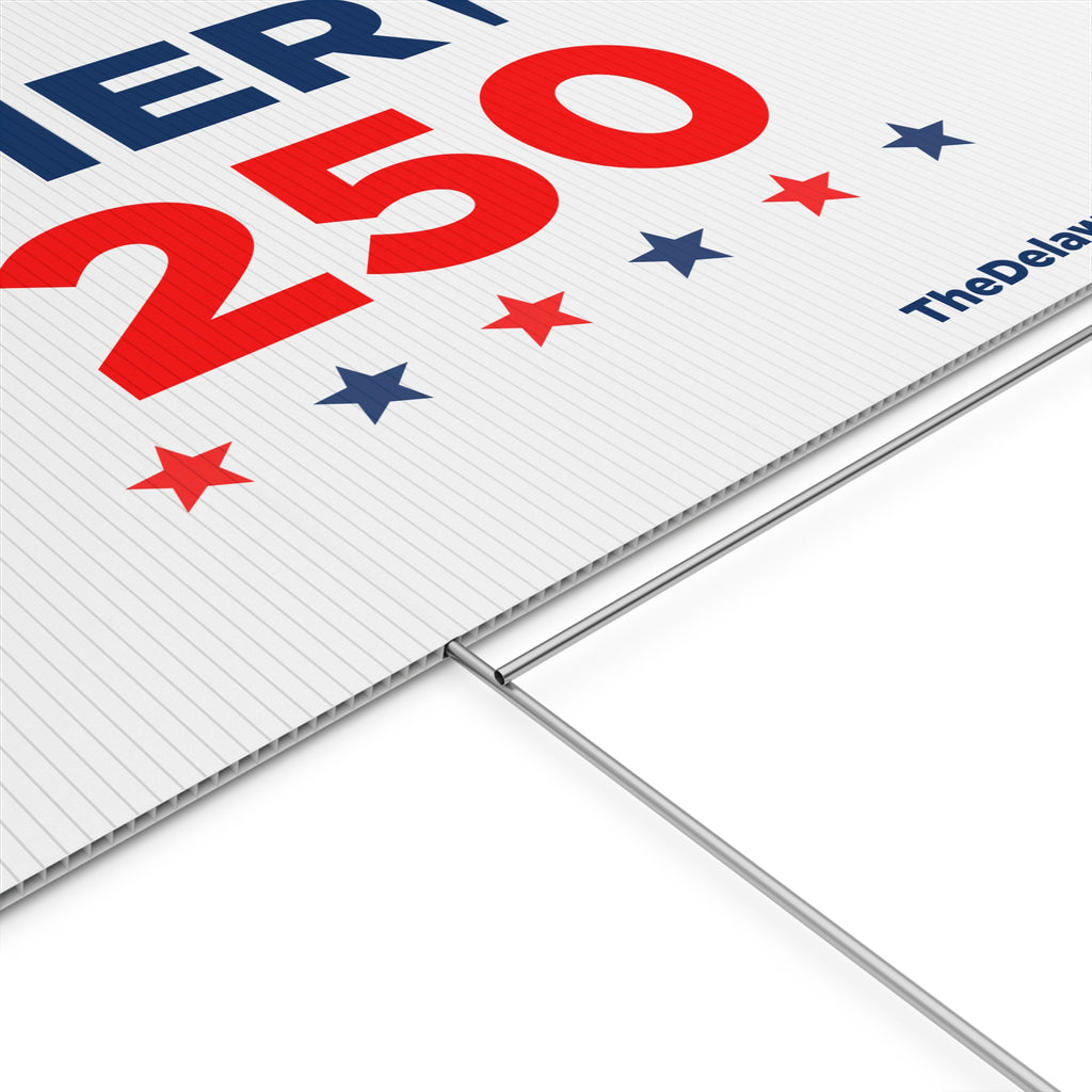 America 250 Yard Sign