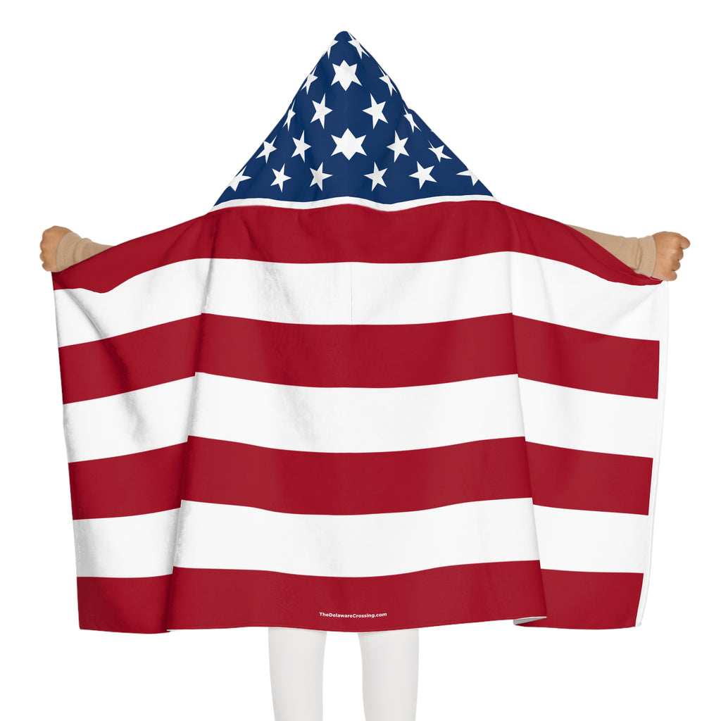 Patriotic Youth Hooded Towel