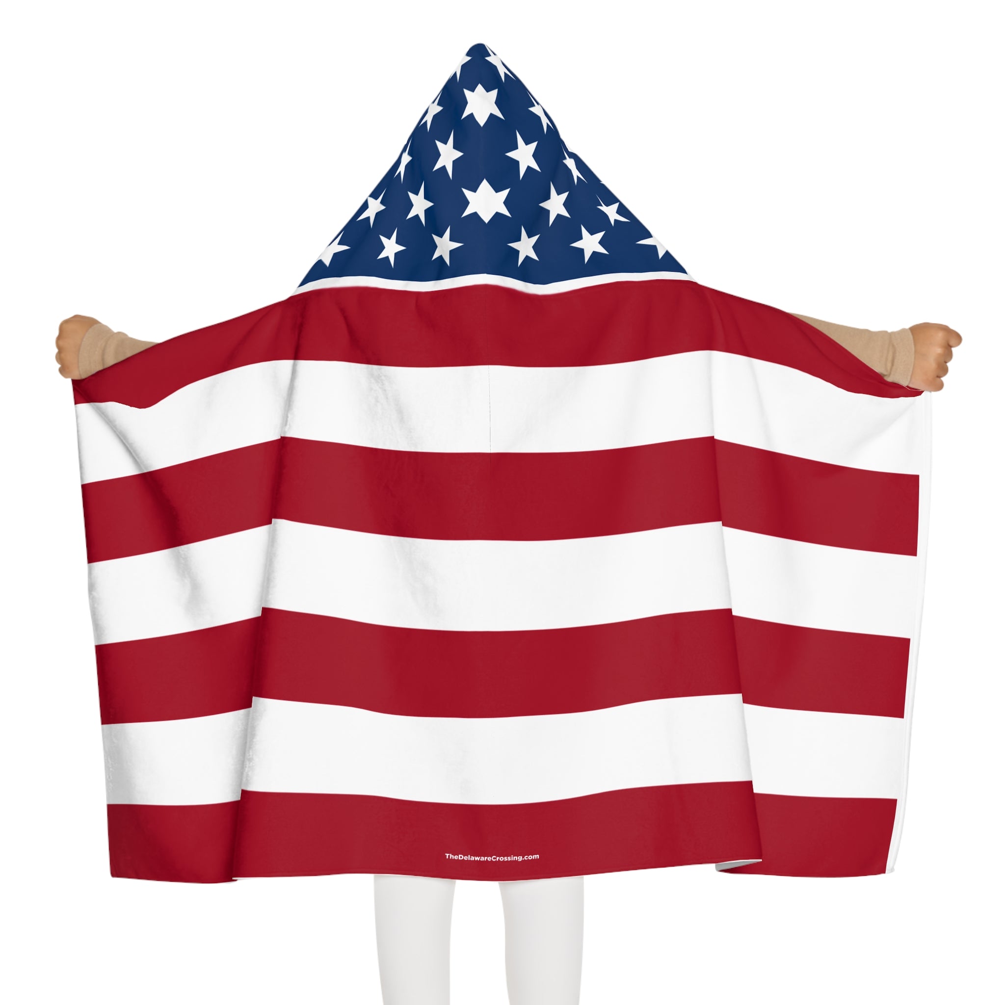 Patriotic Youth Hooded Towel