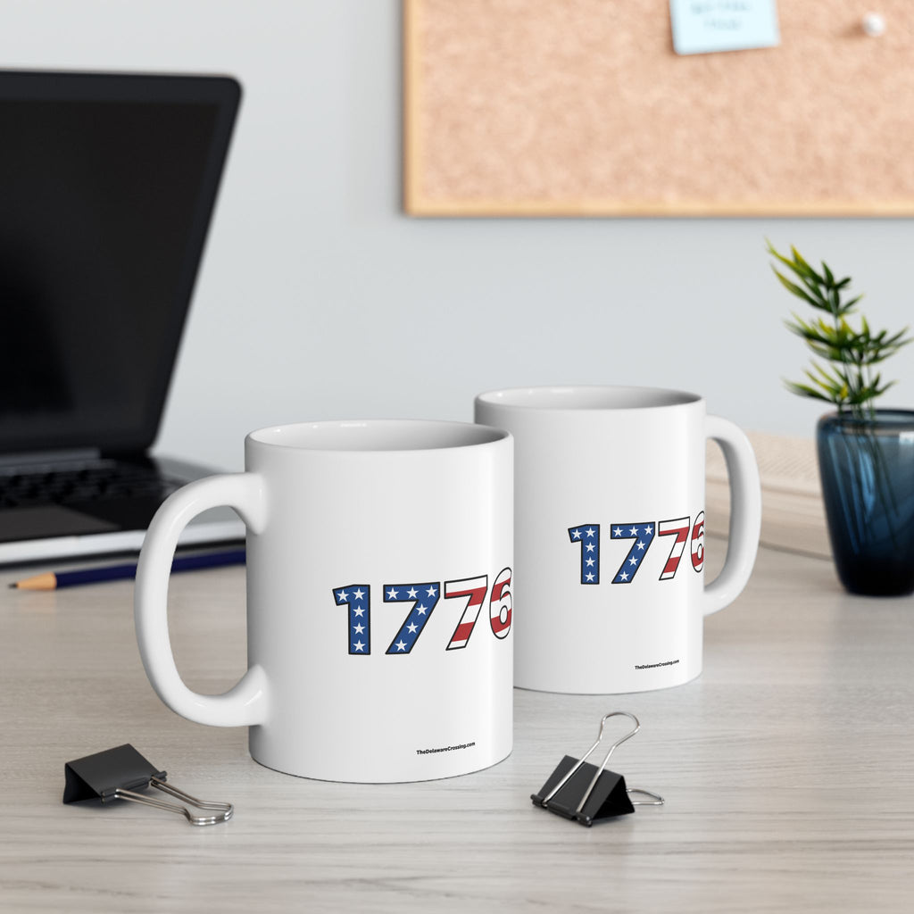 1776 Patriotic Ceramic Mug