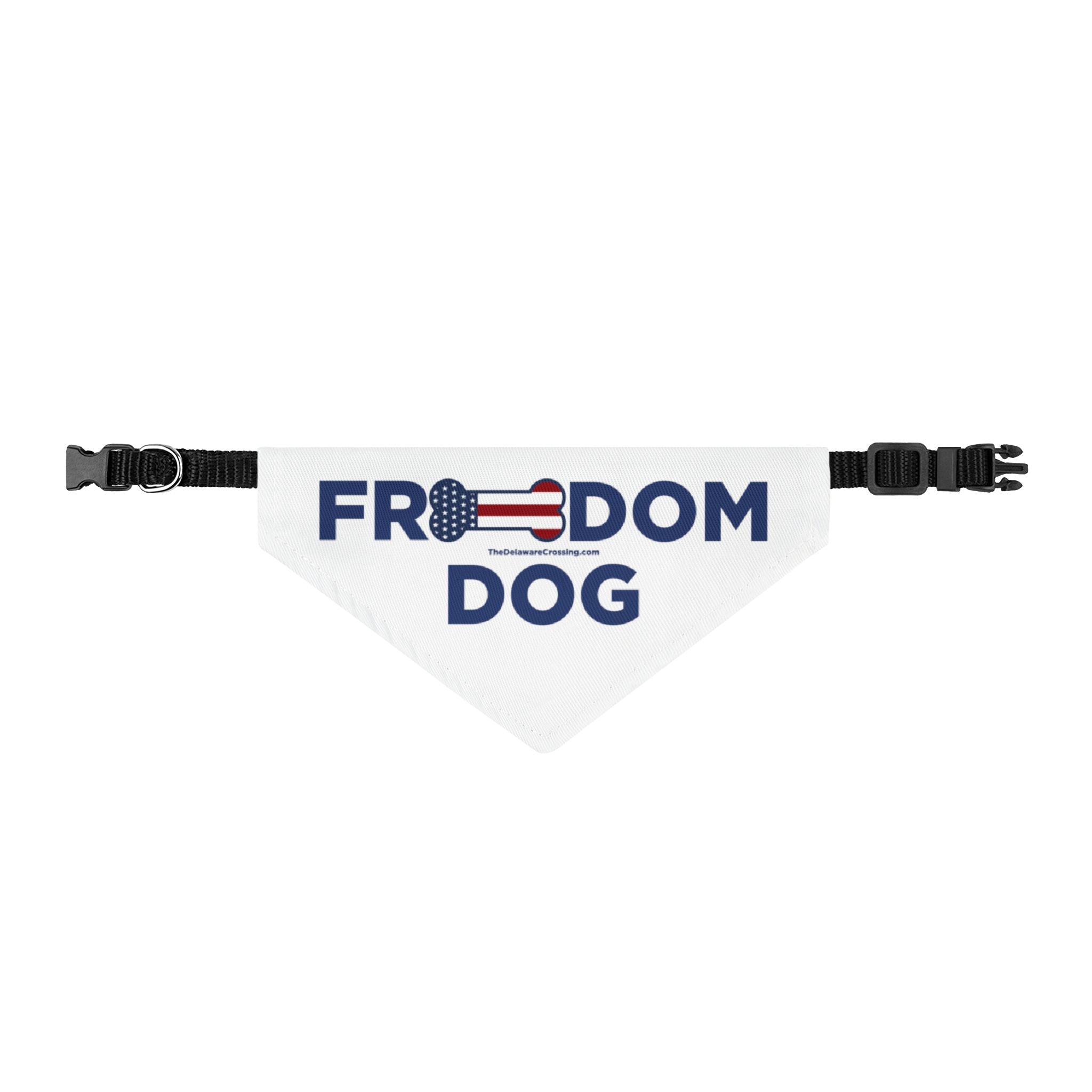 "Freedom Dog" Clip-on Dog Bandana