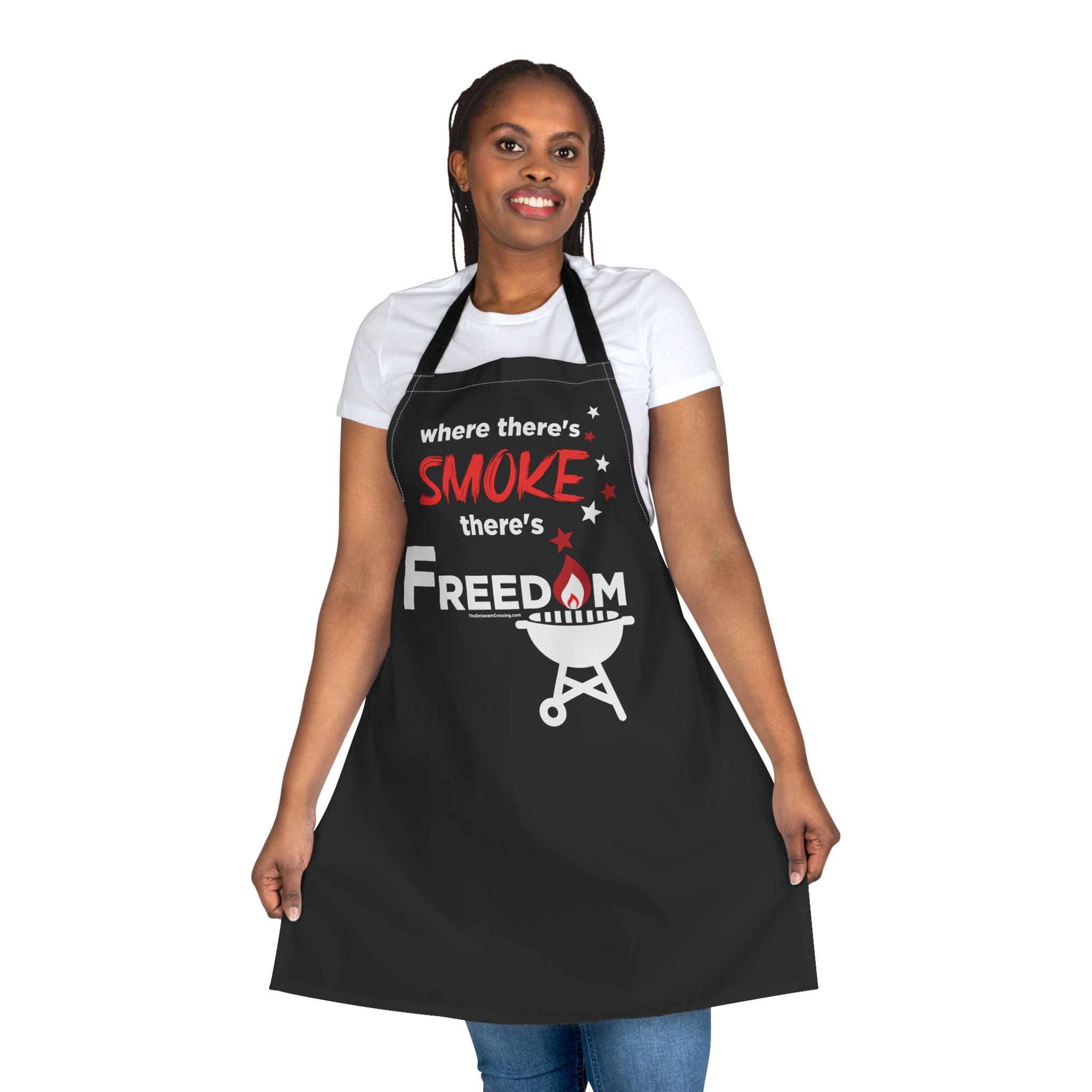 "Where There's Smoke, There's Freedom” Cooking Apron