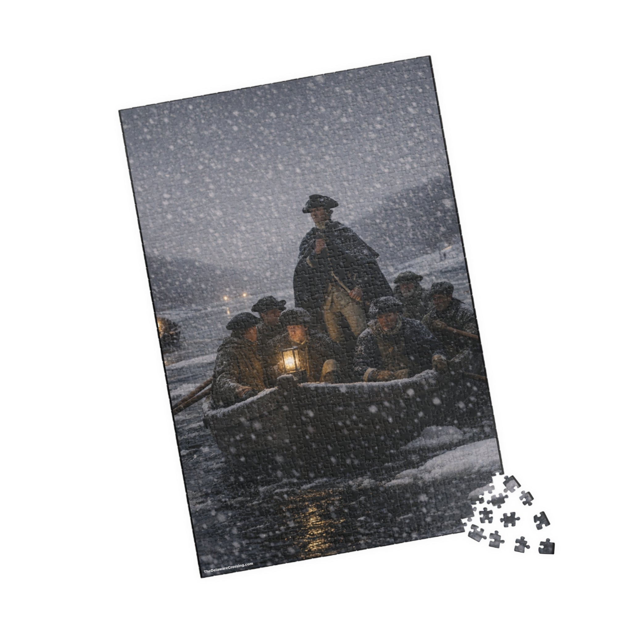 Delaware Crossing Christmas Night 1775 Puzzle (520, 1014-piece)