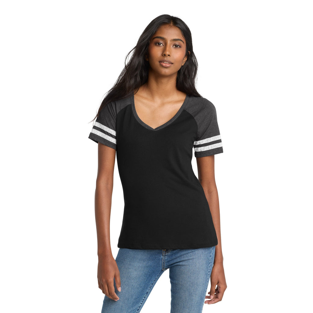 Women's "One Nation Under God" Patriotic V‑Neck Tee