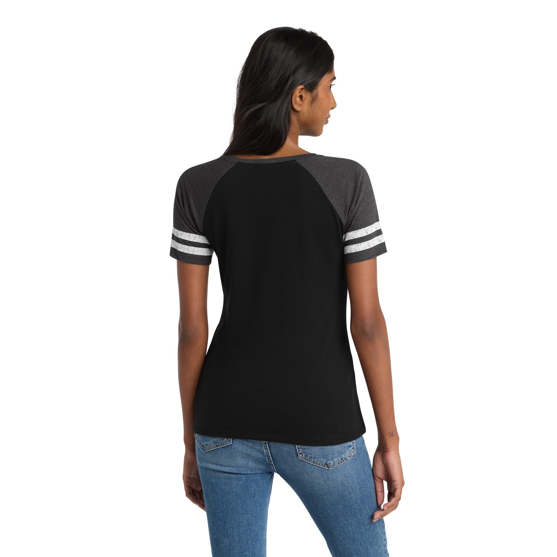 Women's "One Nation Under God" Patriotic V‑Neck Tee