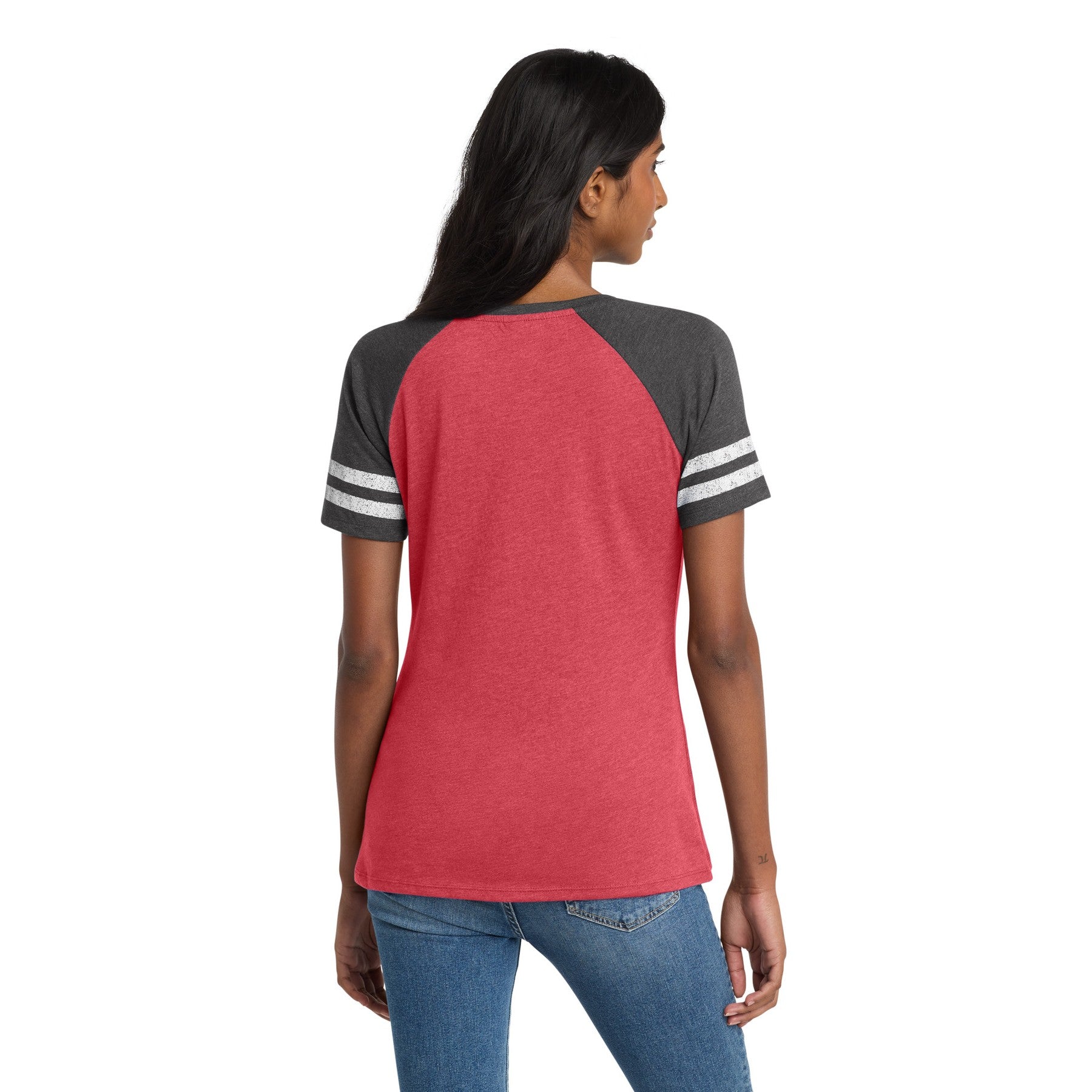 Women's "One Nation Under God" Patriotic V‑Neck Tee