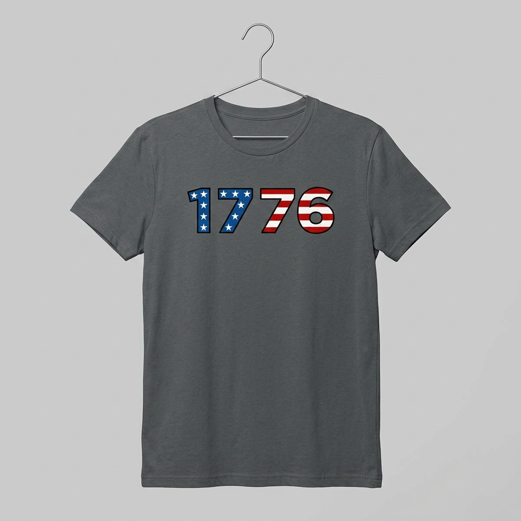 1776 CamoHex Colorblock Tee