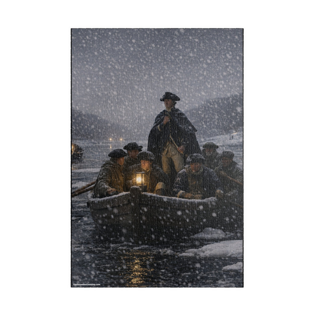 Delaware Crossing Christmas Night 1775 Puzzle (520, 1014-piece)