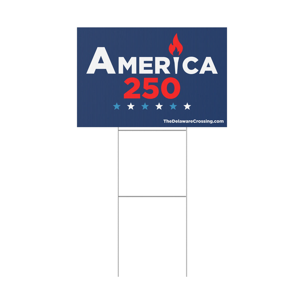 America 250 Yard Sign