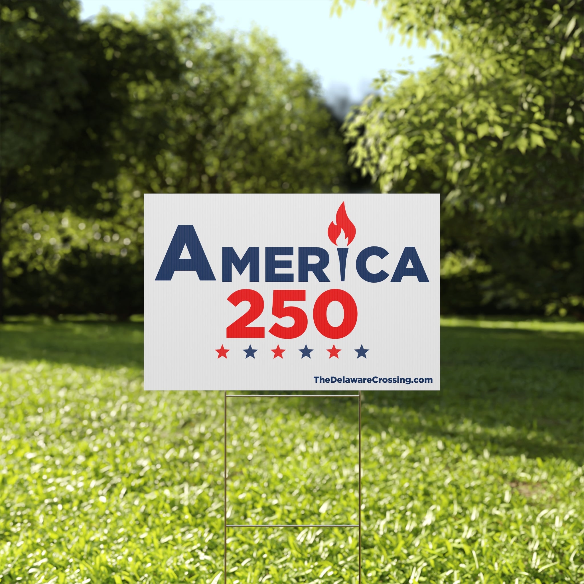 America 250 Yard Sign