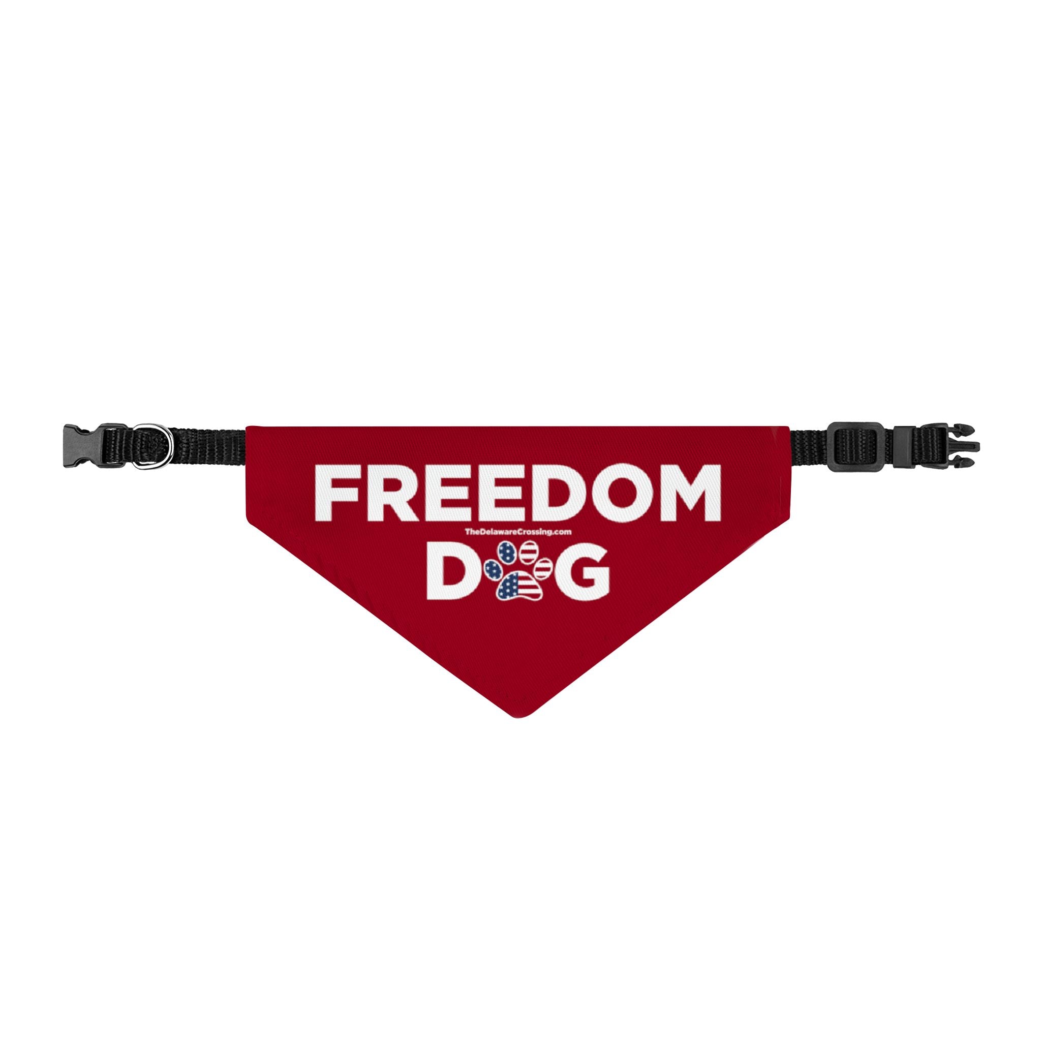 "Freedom Dog" Clip-on Dog Bandana