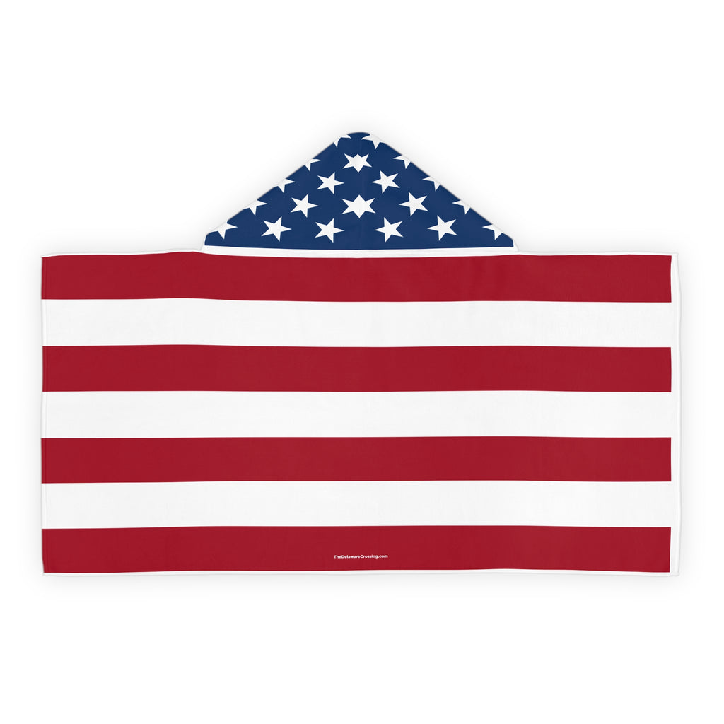 Patriotic Youth Hooded Towel