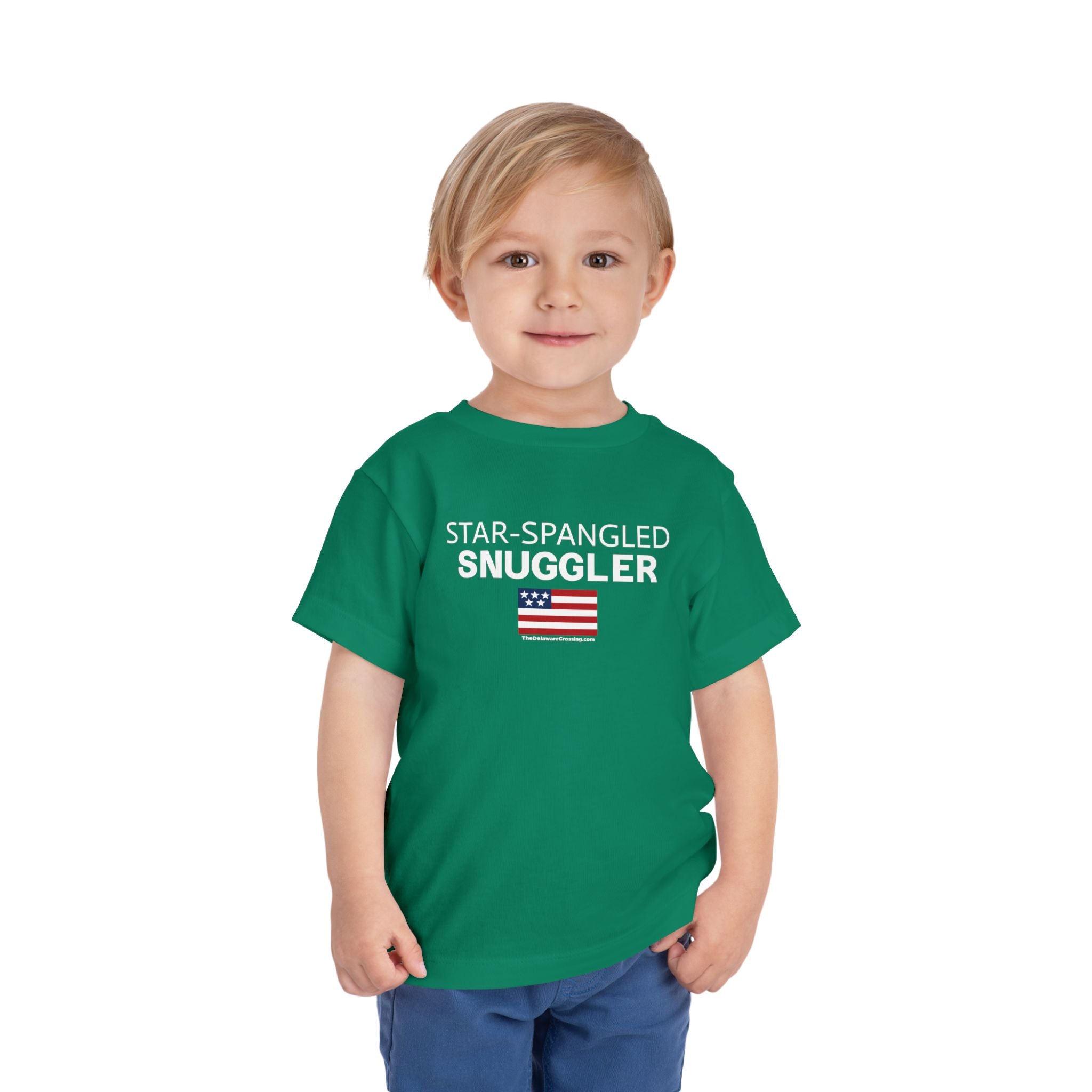 Star‑Spangled Snuggler™ Toddler T‑Shirt - Little Patriot Edition