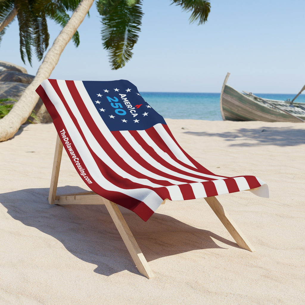 America 250 Stars & Stripes Beach Towel