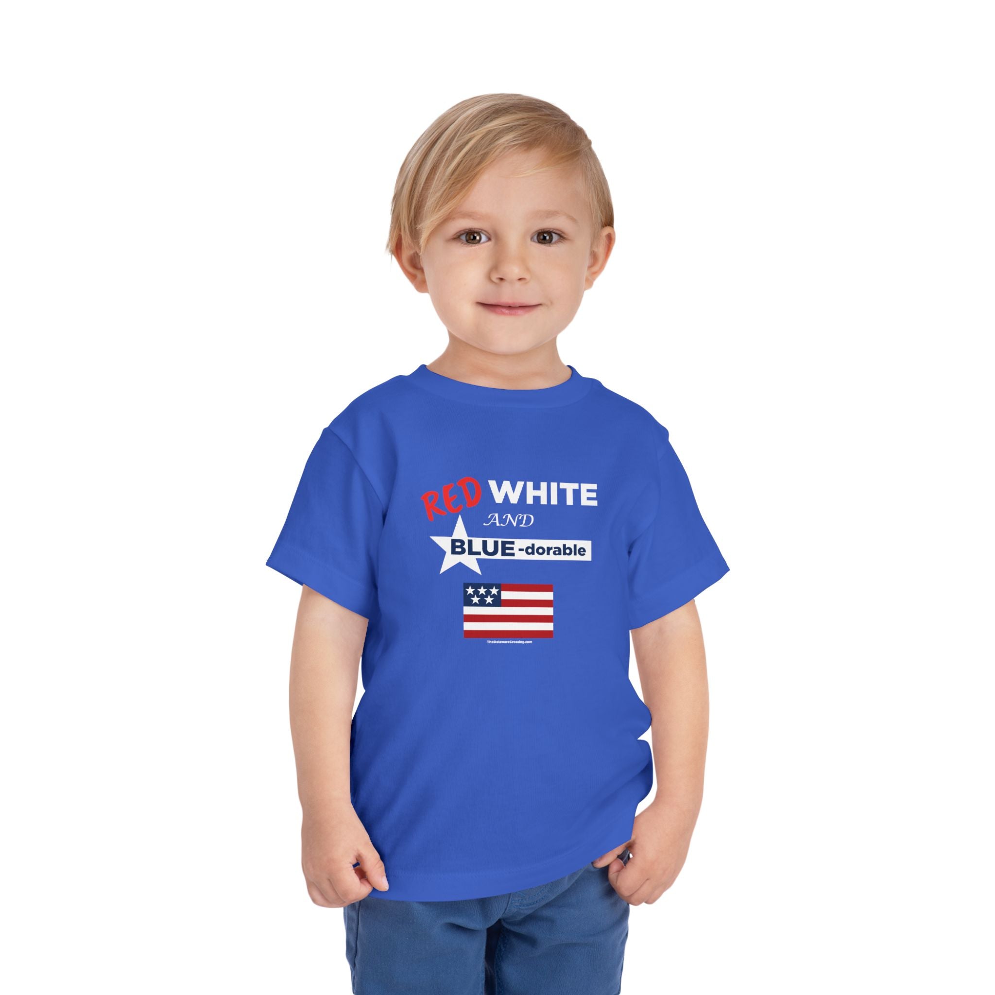 Red, White & Blue-dorable™ Toddler T‑Shirt - Little Patriot Edition