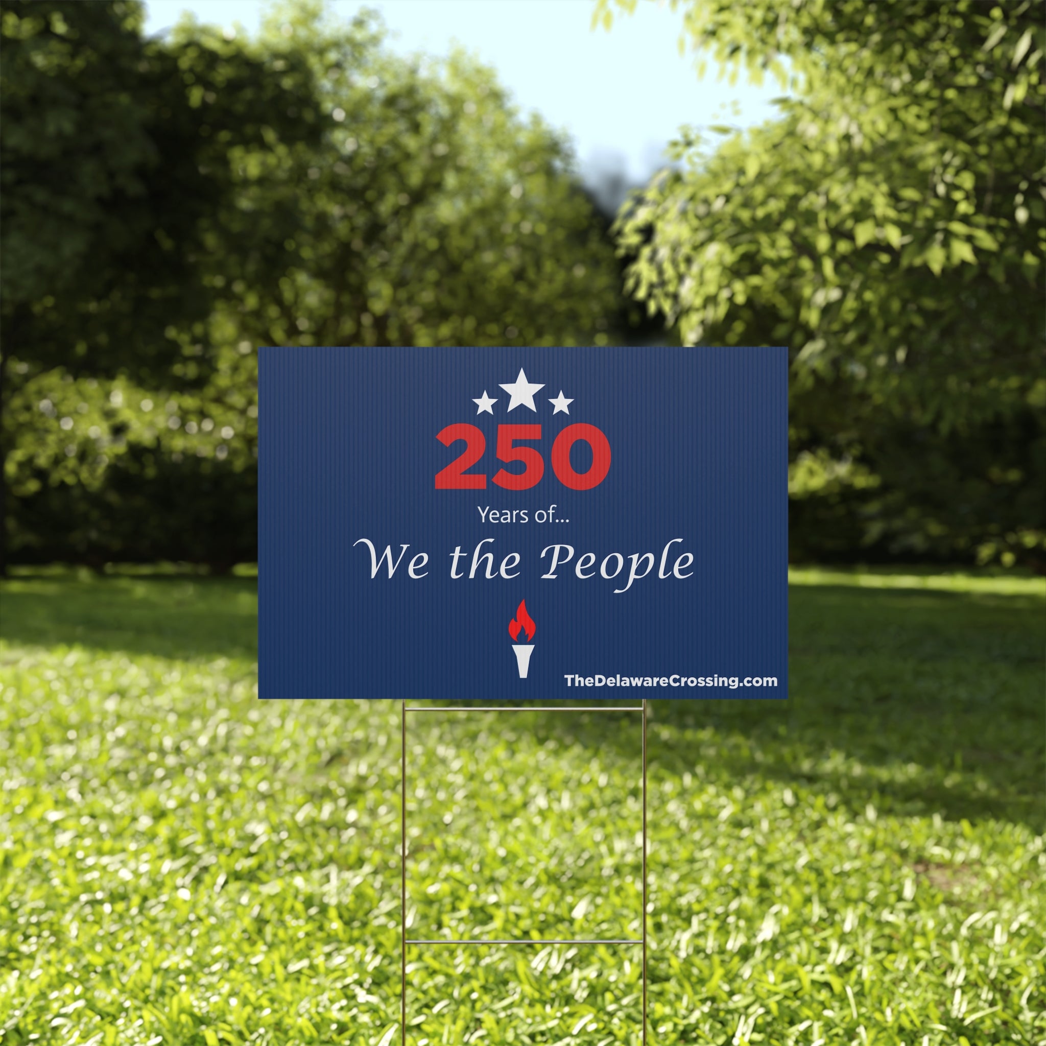We the People Yard Sign