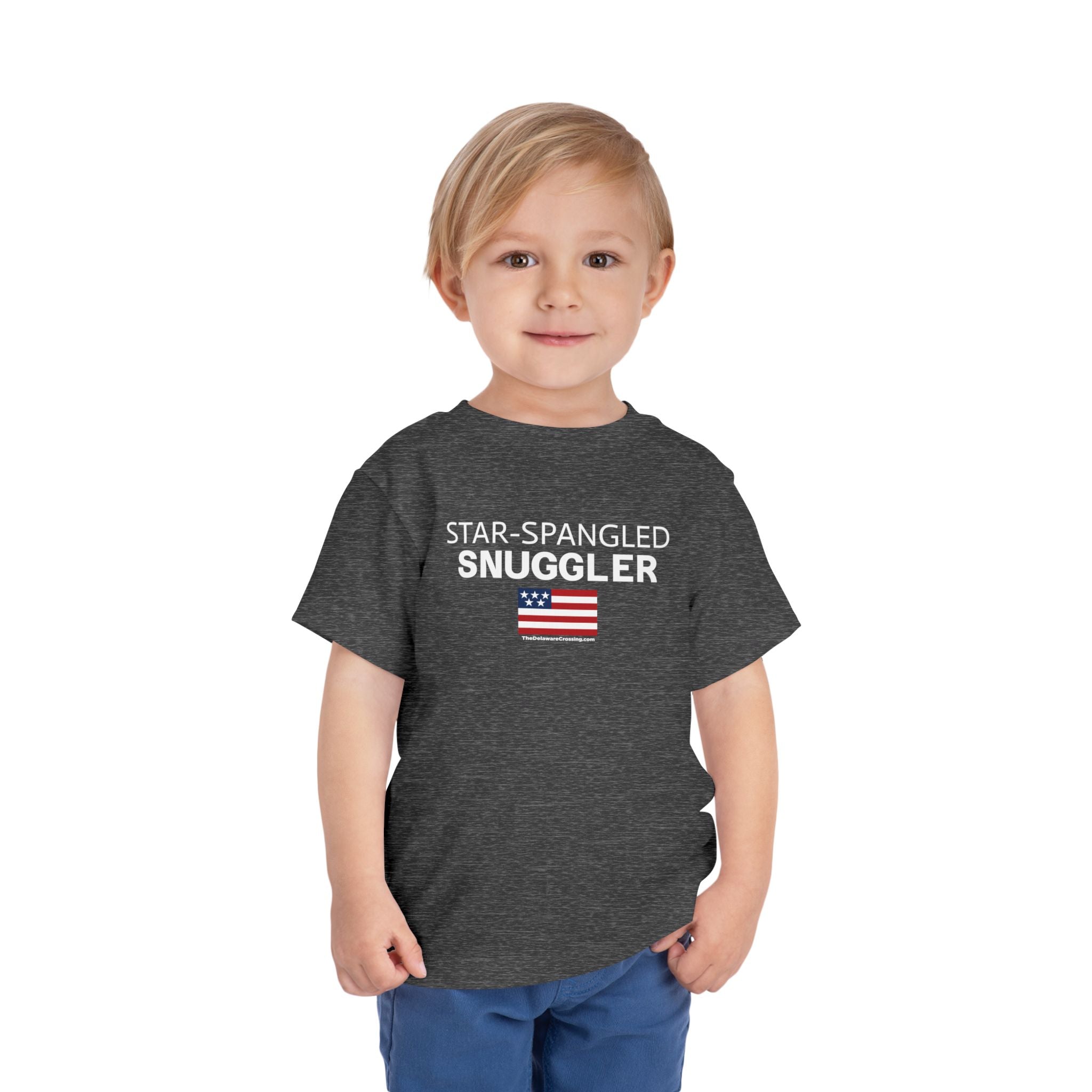 Star‑Spangled Snuggler™ Toddler T‑Shirt - Little Patriot Edition