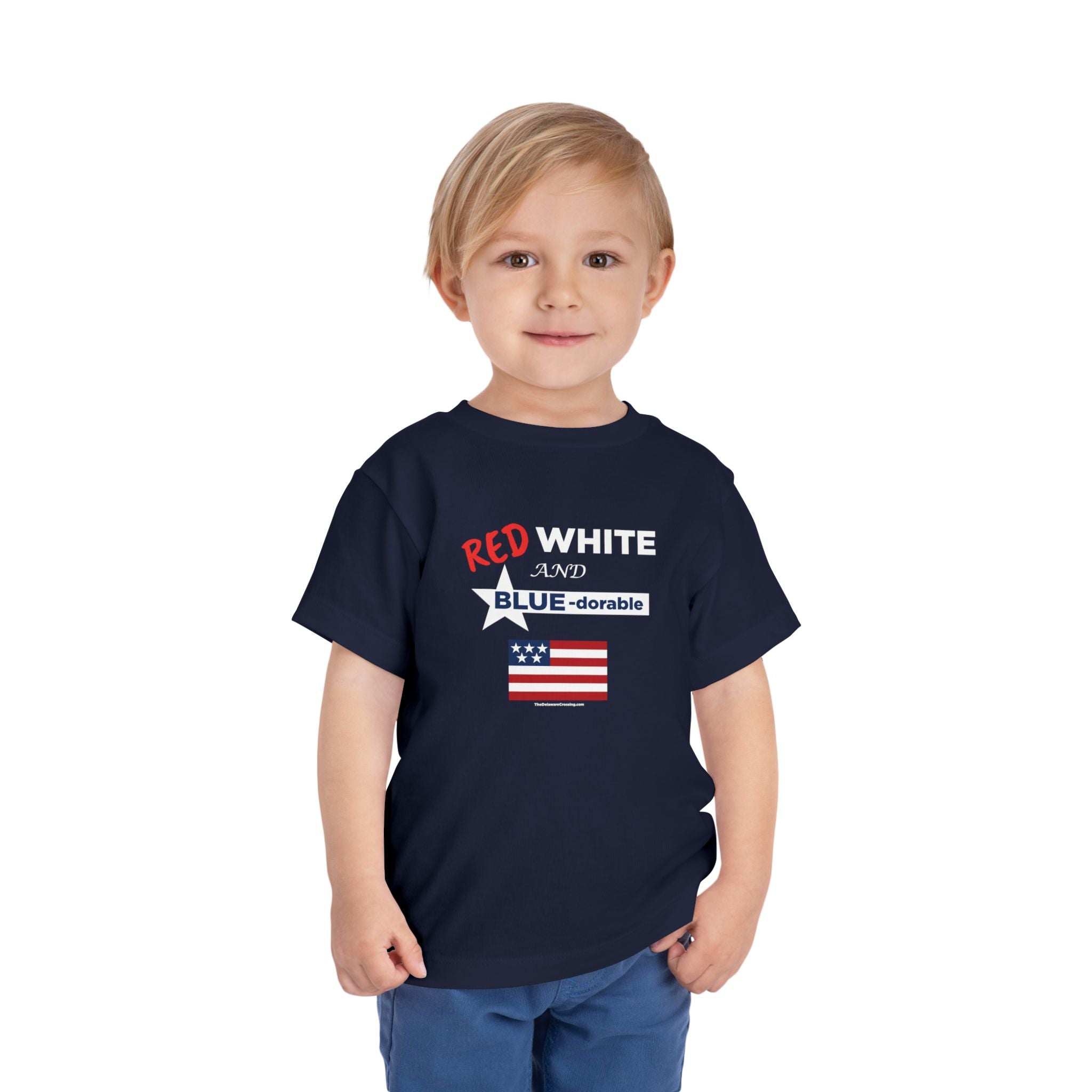 Red, White & Blue-dorable™ Toddler T‑Shirt - Little Patriot Edition
