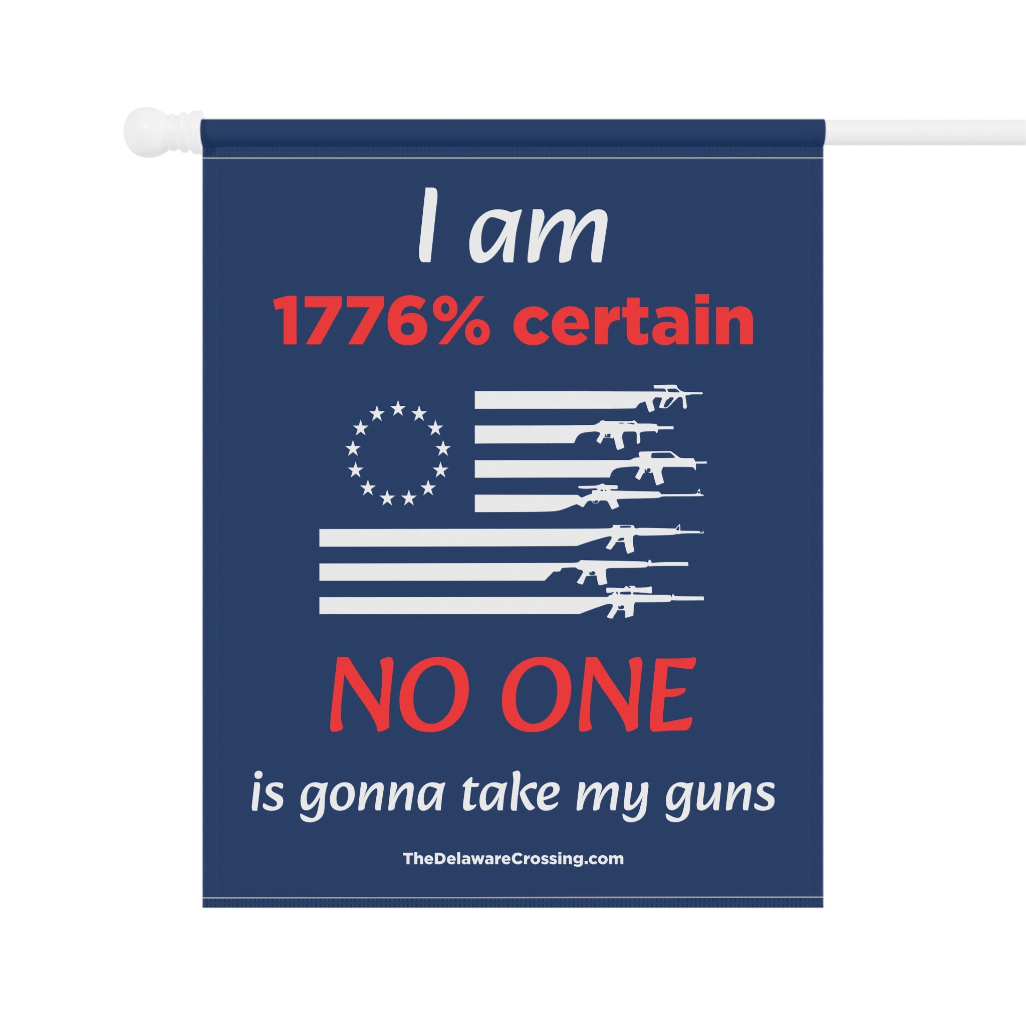 “1776% Certain” Patriotic Garden Banner