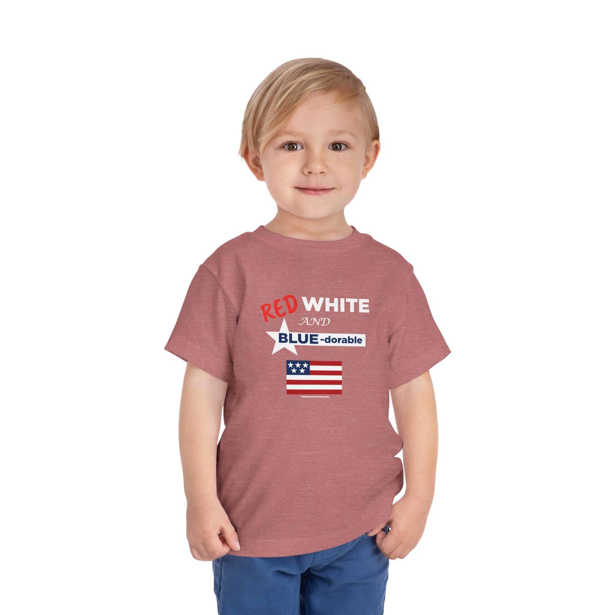 Red, White & Blue-dorable™ Toddler T‑Shirt - Little Patriot Edition