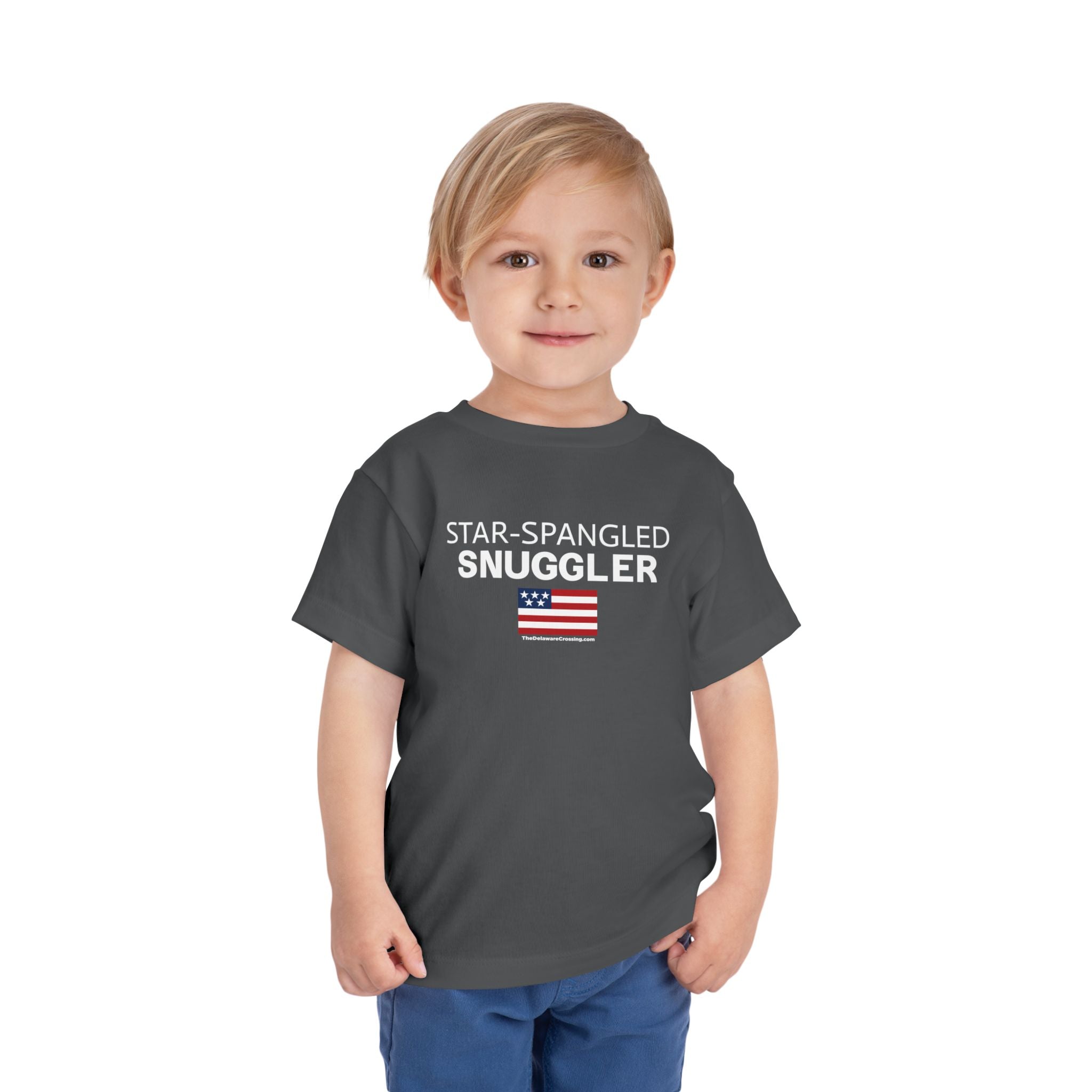 Star‑Spangled Snuggler™ Toddler T‑Shirt - Little Patriot Edition