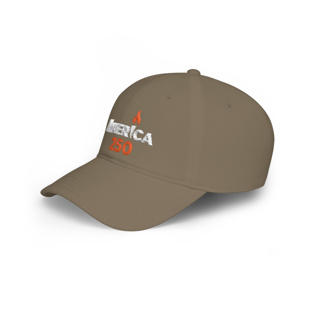 America 250 • Embroidered Low‑Profile Cap